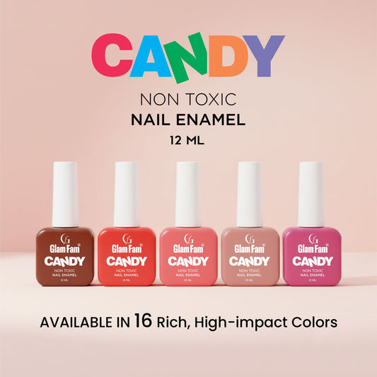 CANDY NAIL POLISH (Flaming Red)