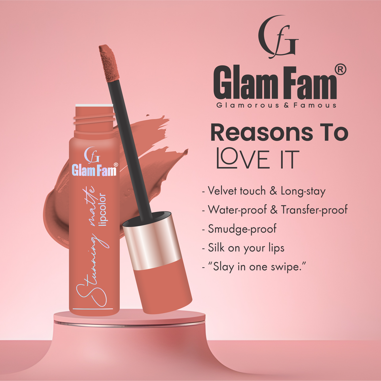 Glam Fam Stunning Matte Lipcolour