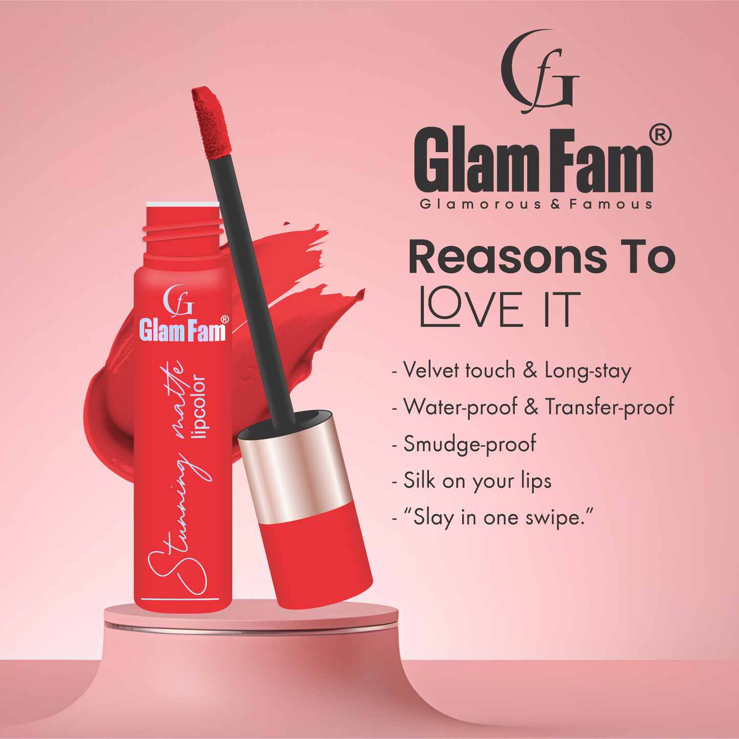 Glam Fam Stunning Matte Lipcolour