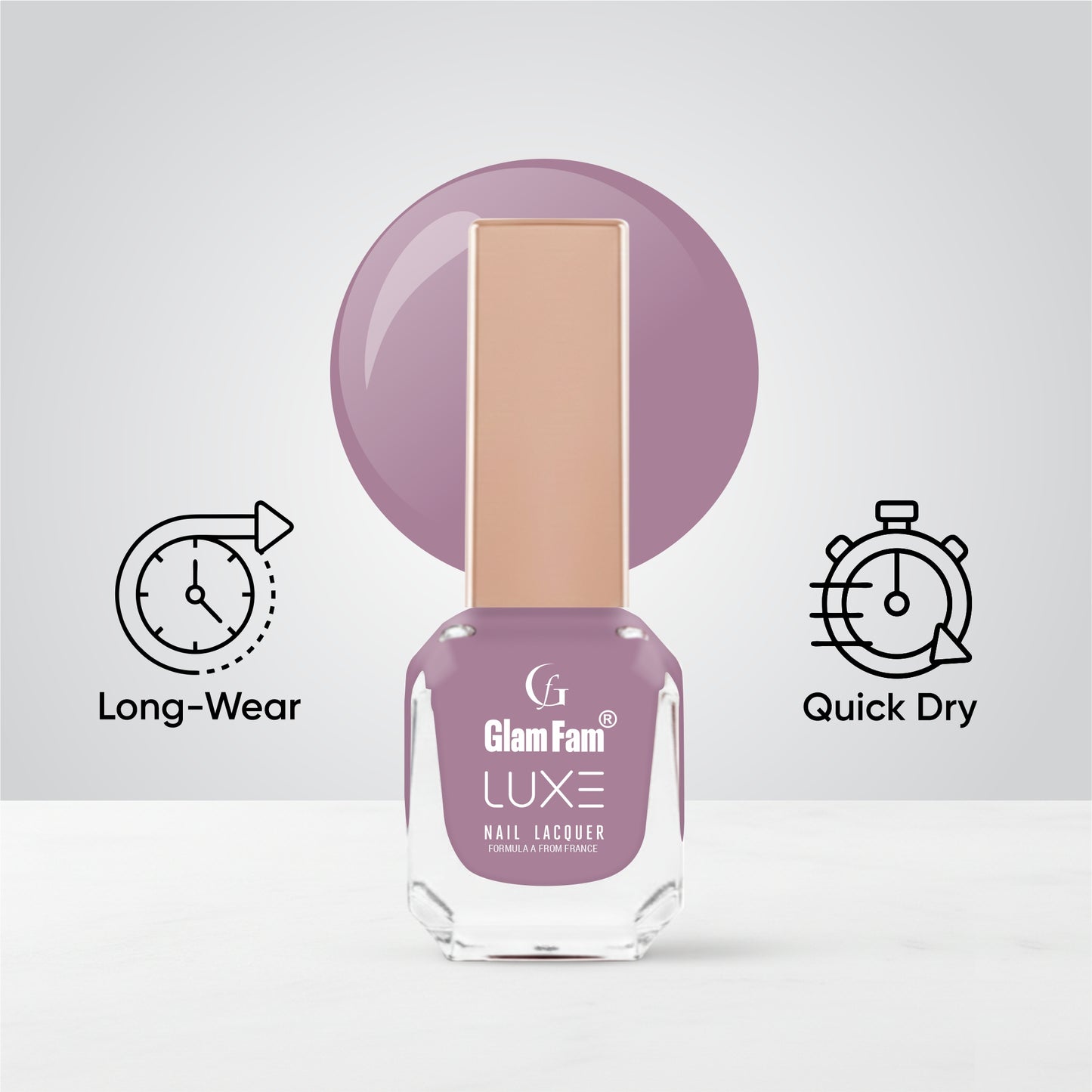 Luxe Nail Lacquer (Mauve)