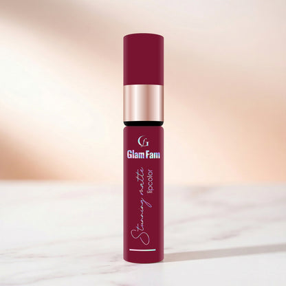 Glam Fam Stunning Matte Lip color, 5 ml (Trendsetter)