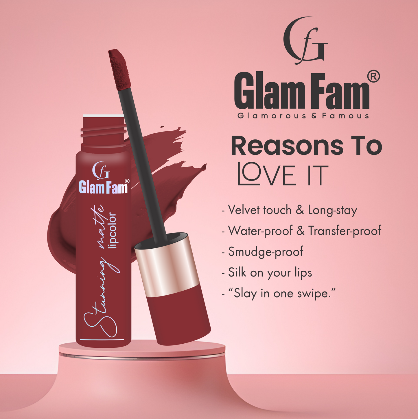 Glam Fam Stunning Matte Lipcolour