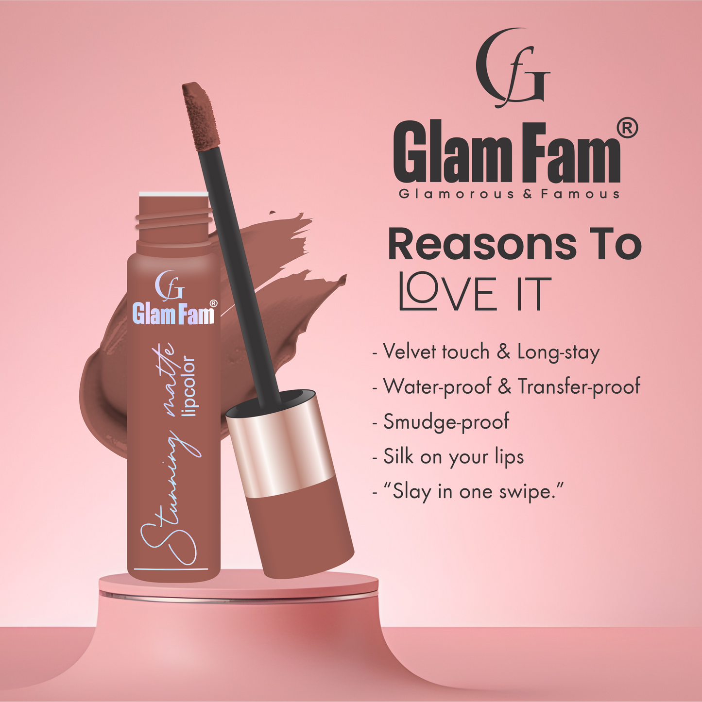 Glam Fam Stunning Matte Lipcolour