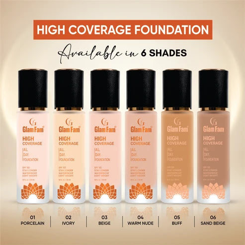 High Coverage Liquid Foundation Combo (Pack of 2)