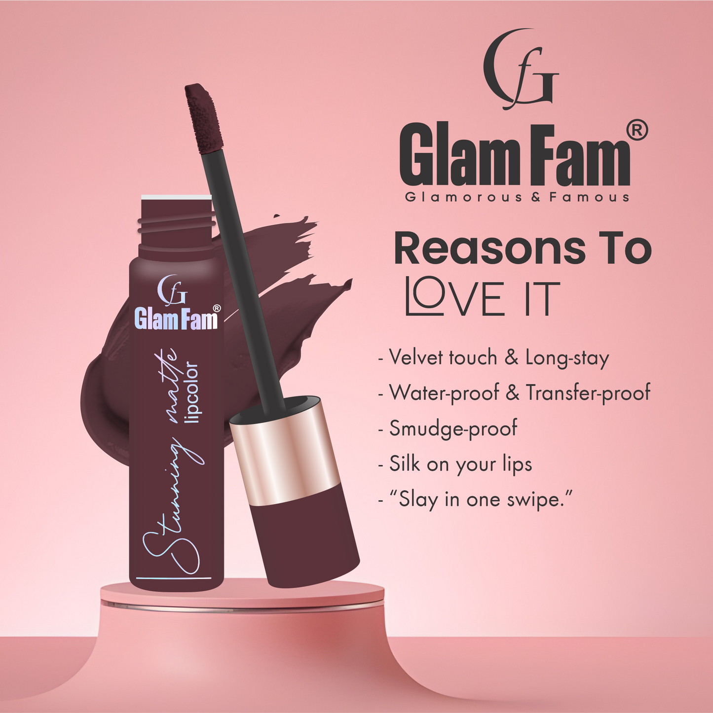 Glam Fam Stunning Matte Lipcolour