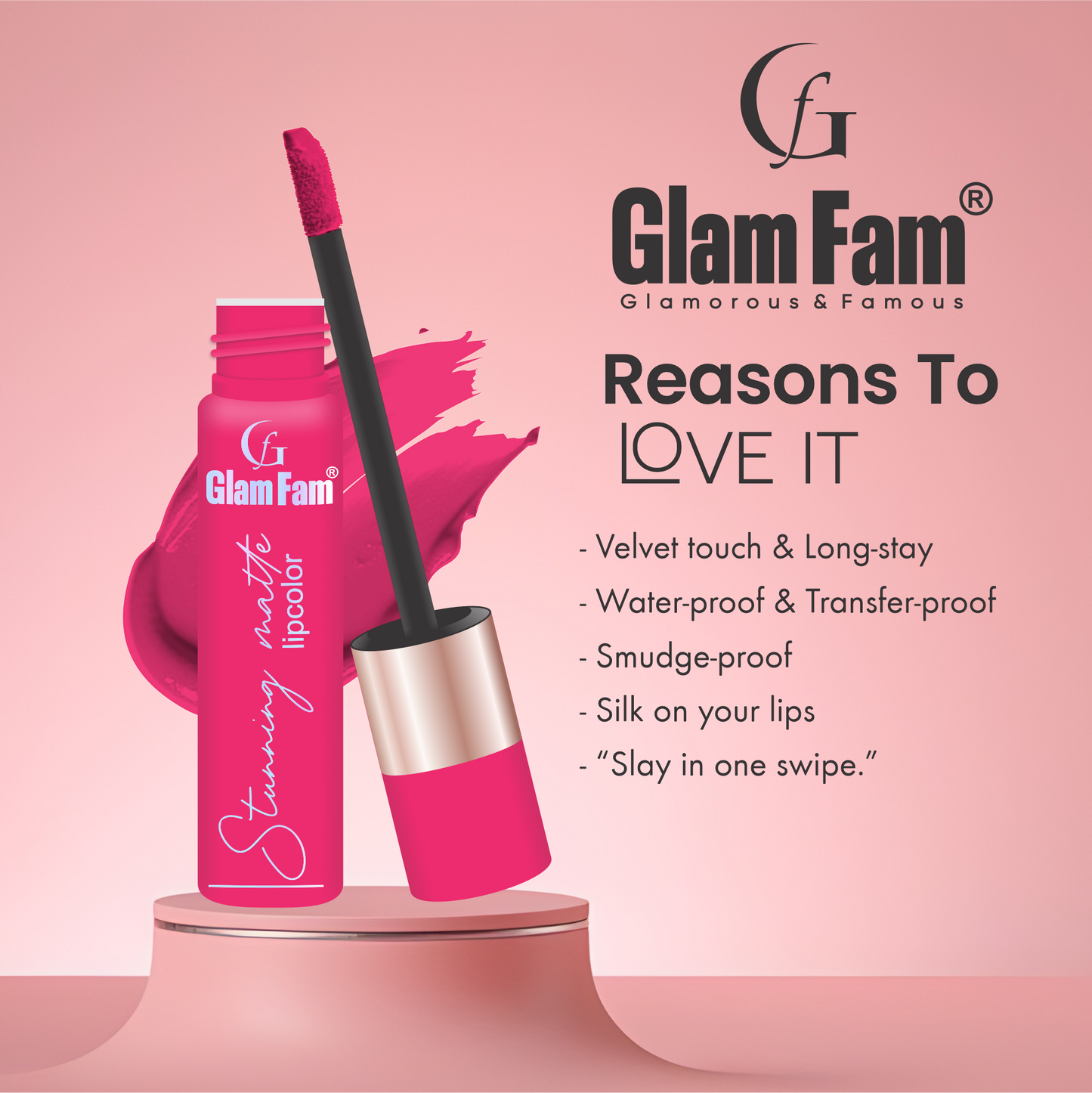 Glam Fam Stunning Matte Lipcolour