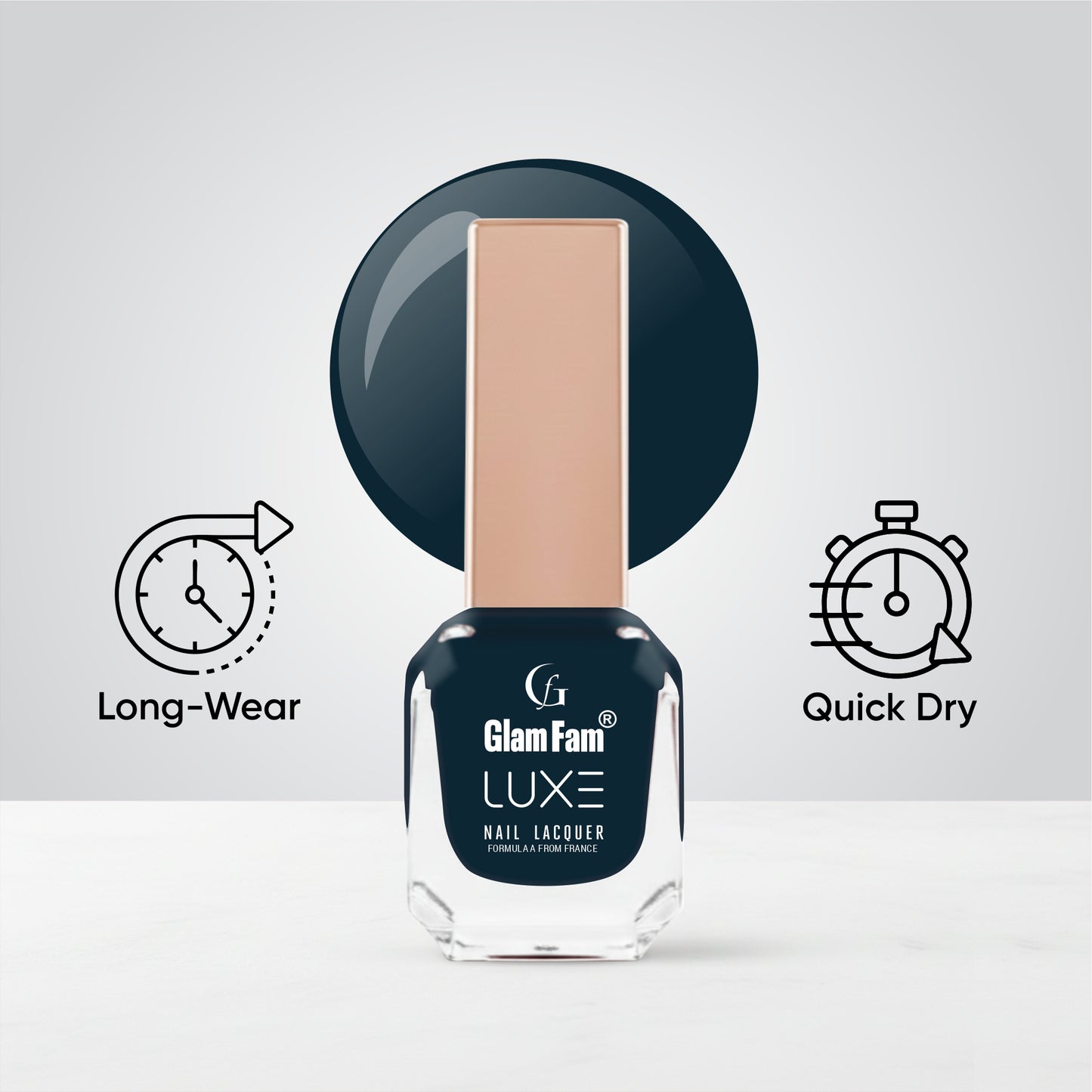 Luxe Nail Lacquer (Midnight Blue)