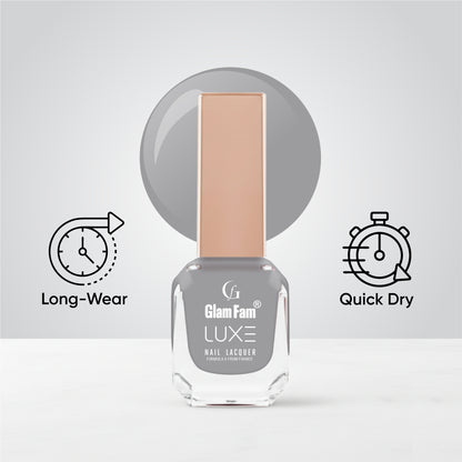Luxe Nail Lacquer (Slate Grey)
