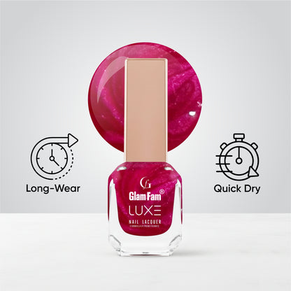 Luxe Nail Lacquer (Metallic Pink)