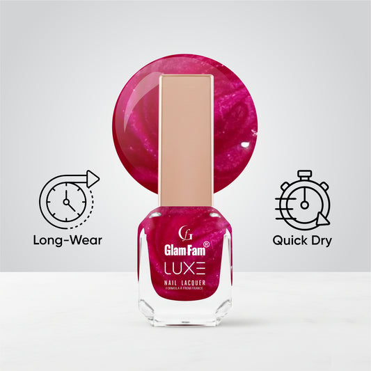 Luxe Nail Lacquer (Metallic Pink)