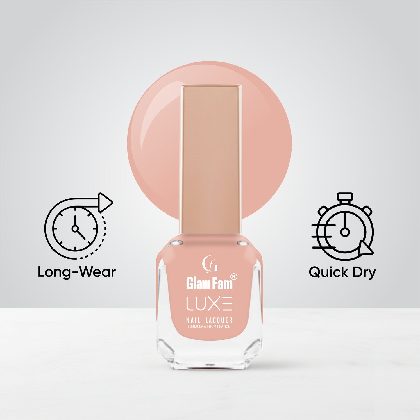 Luxe Nail Lacquer (Light Biege)