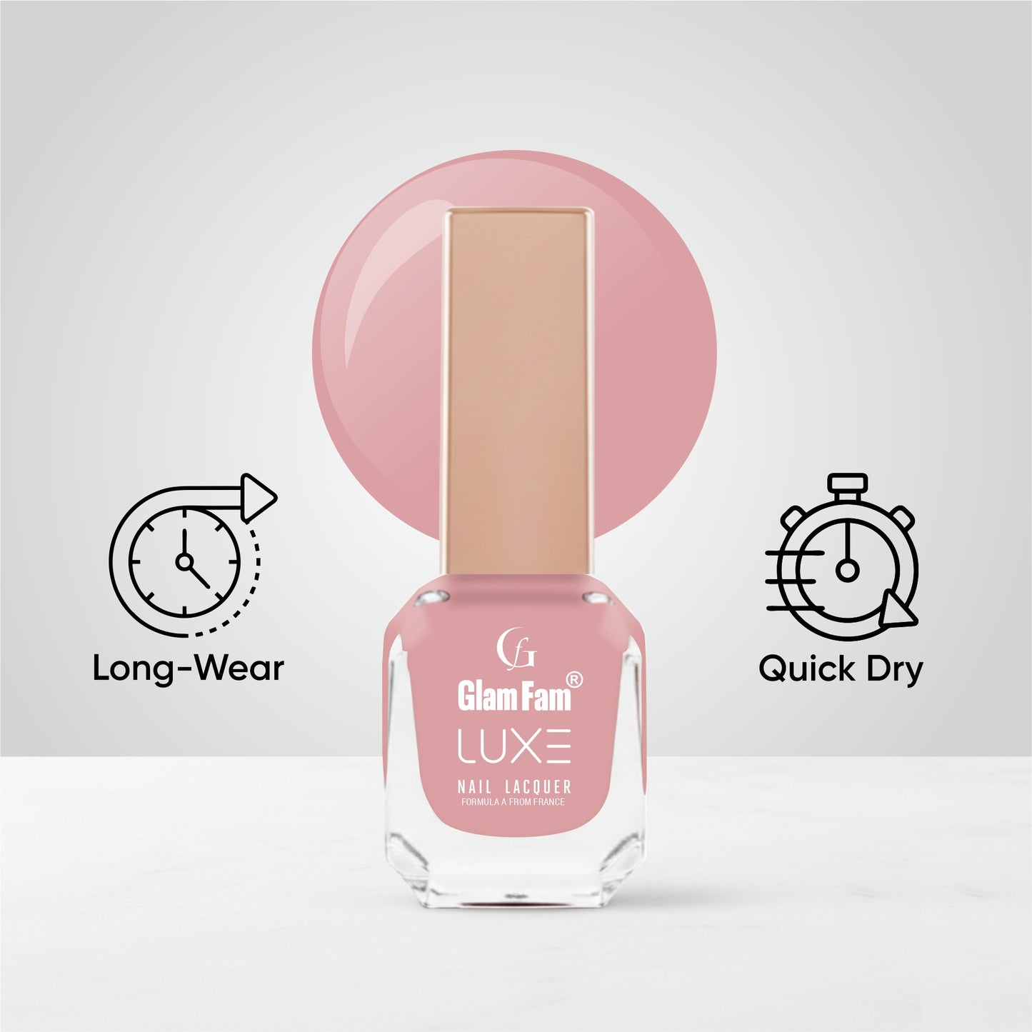 Luxe Nail Lacquer (Brown Rose)