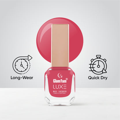 Luxe Nail Lacquer (Flaming Pink)