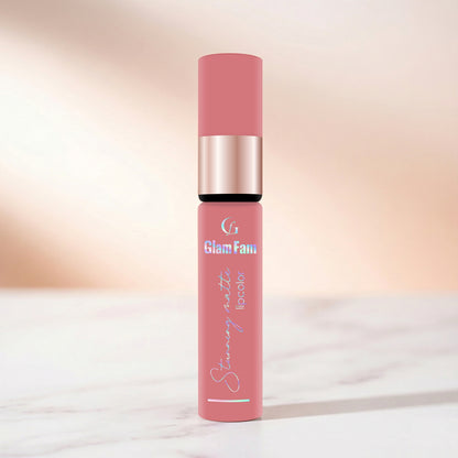 Glam Fam Stunning Matte Lip color, 5 ml (Dusky Rose)