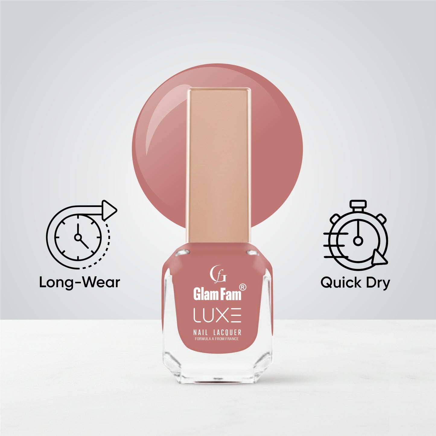 Luxe Nail Lacquer (English Rose)