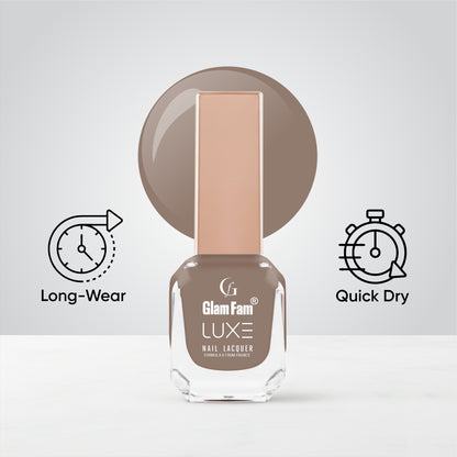 Luxe Nail Lacquer (Mud Brown)