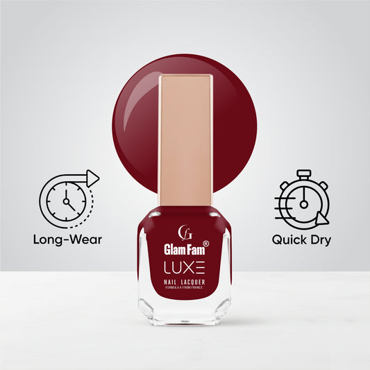 Luxe Nail Lacquer (Cherry Maroon)