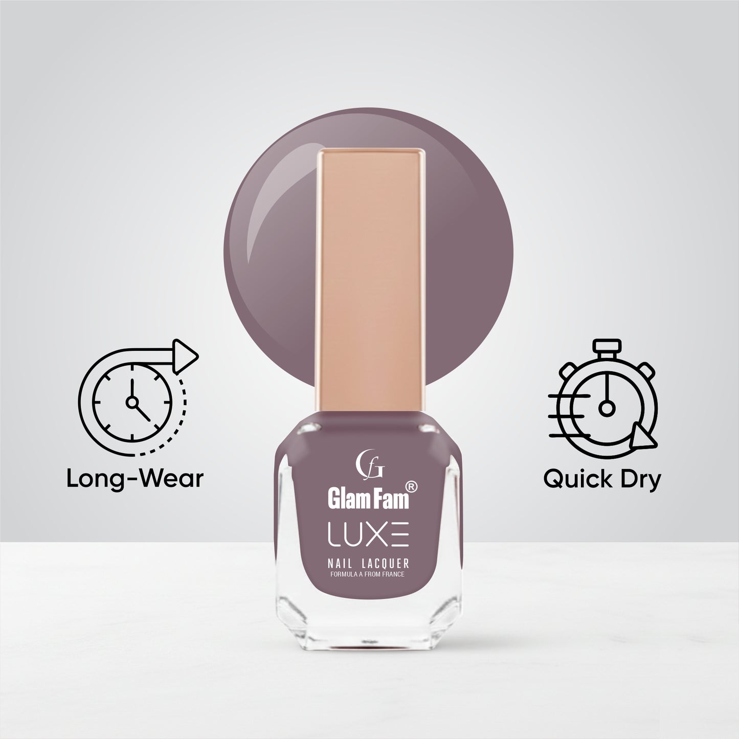 Luxe Nail Lacquer (Taupe Brown)