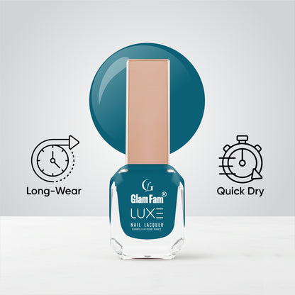 Luxe Nail Lacquer (Peacock Green)