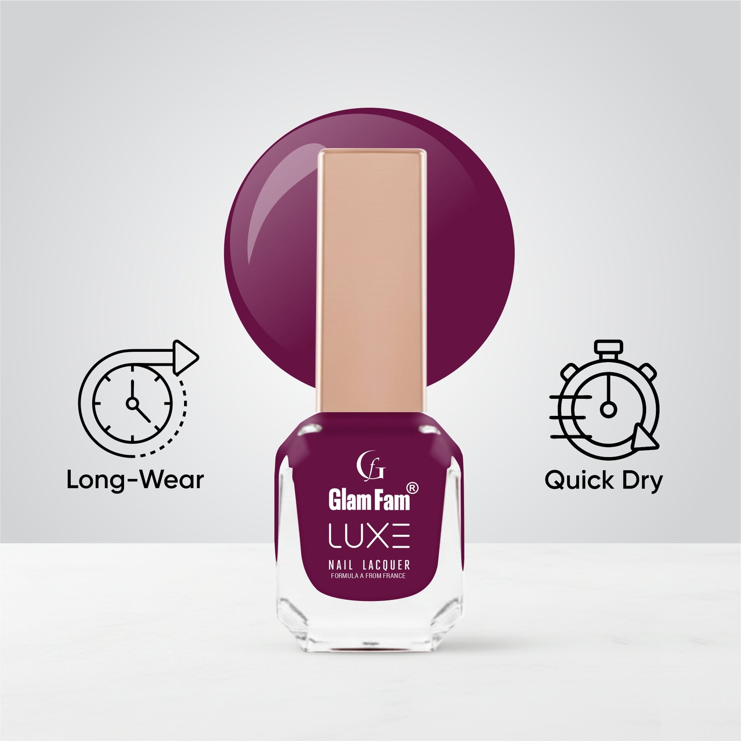 Luxe Nail Lacquer (Plum)