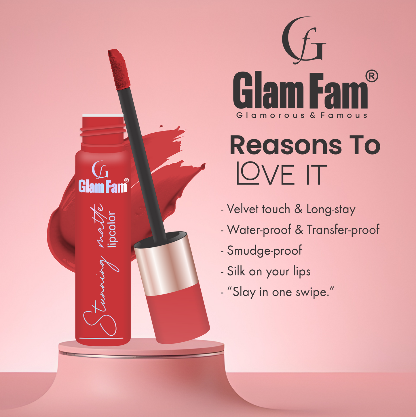 Glam Fam Stunning Matte Lipcolour