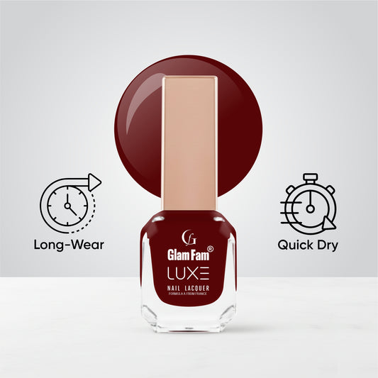 Luxe Nail Lacquer (Dark Maroon)