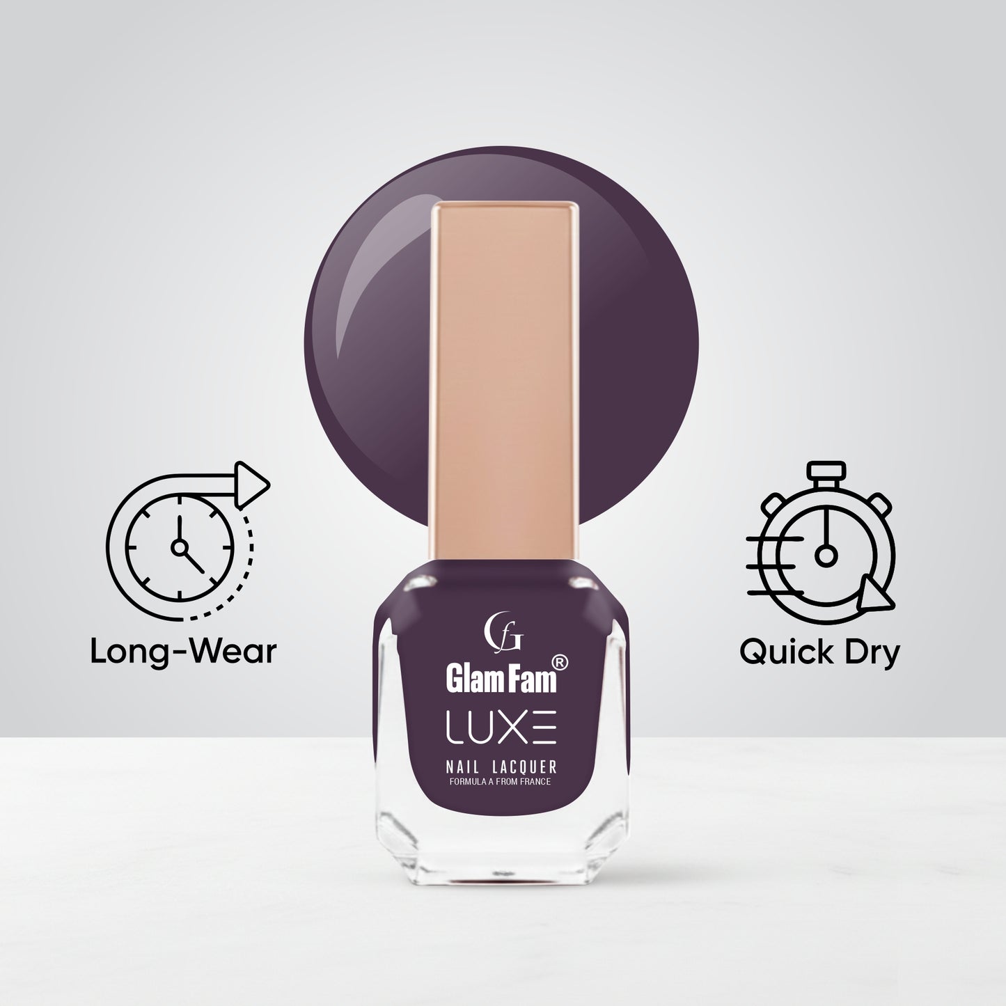 Luxe Nail Lacquer (Slatey)