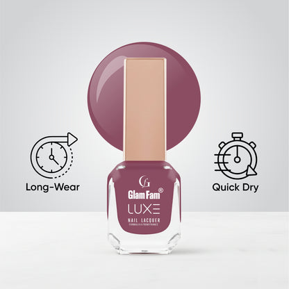 Luxe Nail Lacquer (Dusky Wine)