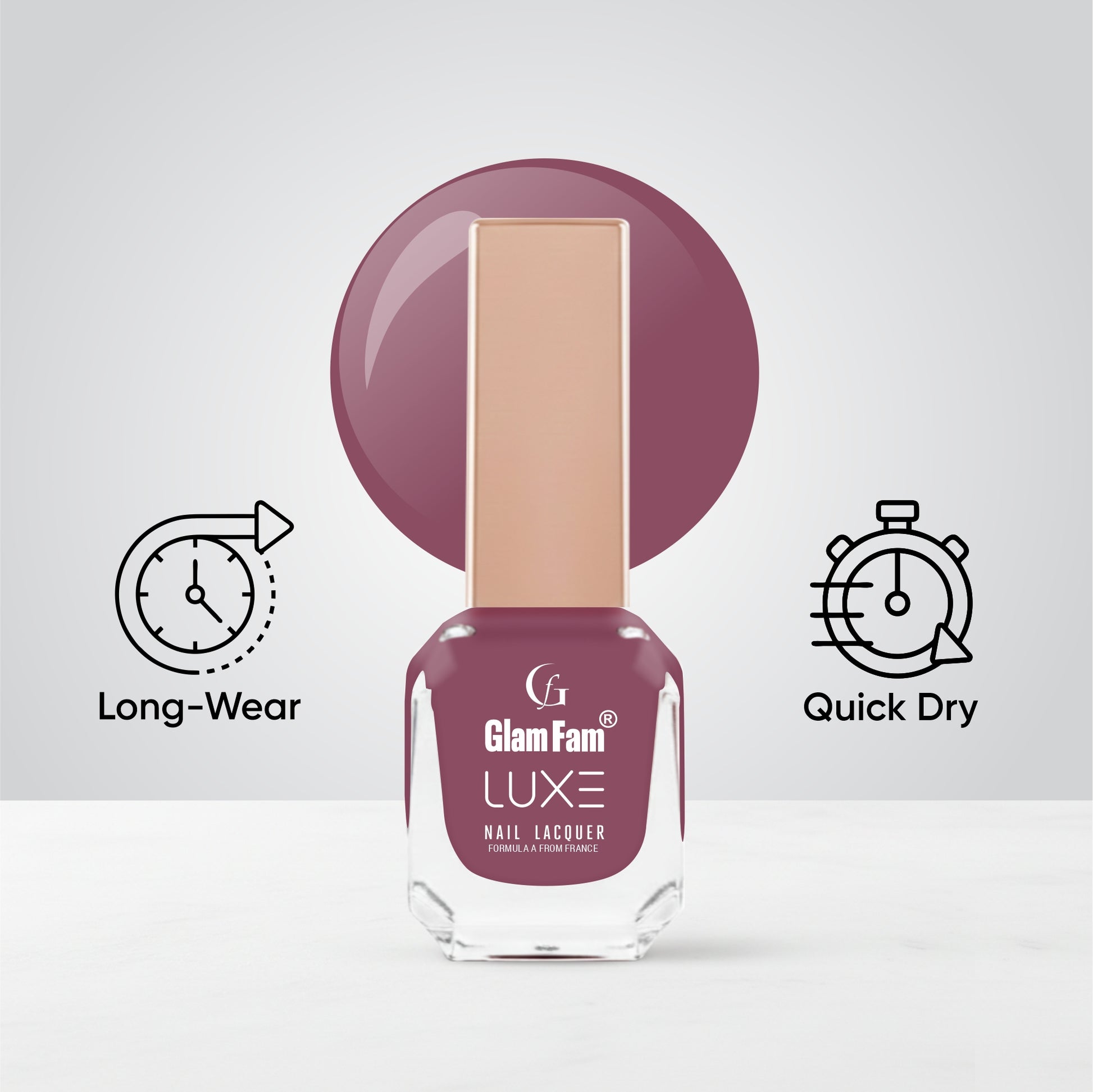 Nails Dusky Wine