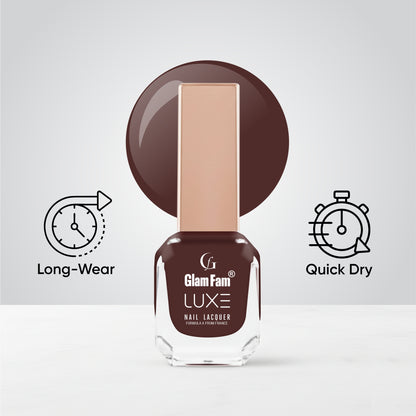 Luxe Nail Lacquer (Dark Brown)