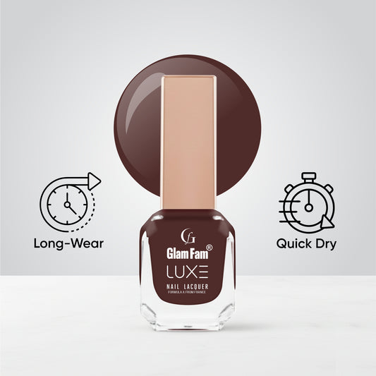 Luxe Nail Lacquer (Dark Brown)