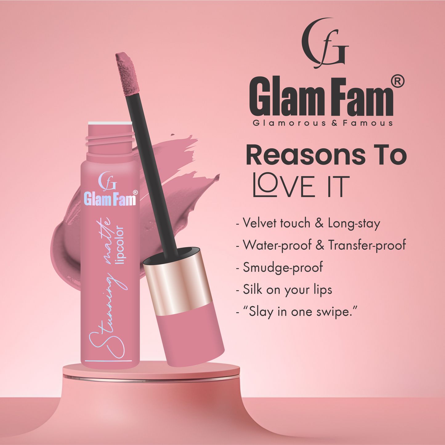Glam Fam Stunning Matte Lipcolour