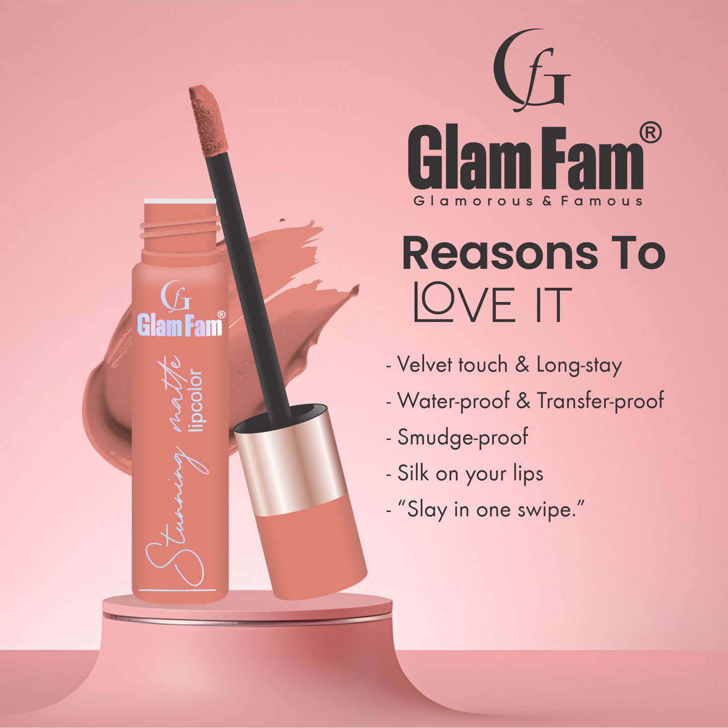 Glam Fam Stunning Matte Lipcolour