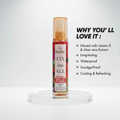 Makeup Fixer & Fix Em Setting Spray Combo (Pack of 2)