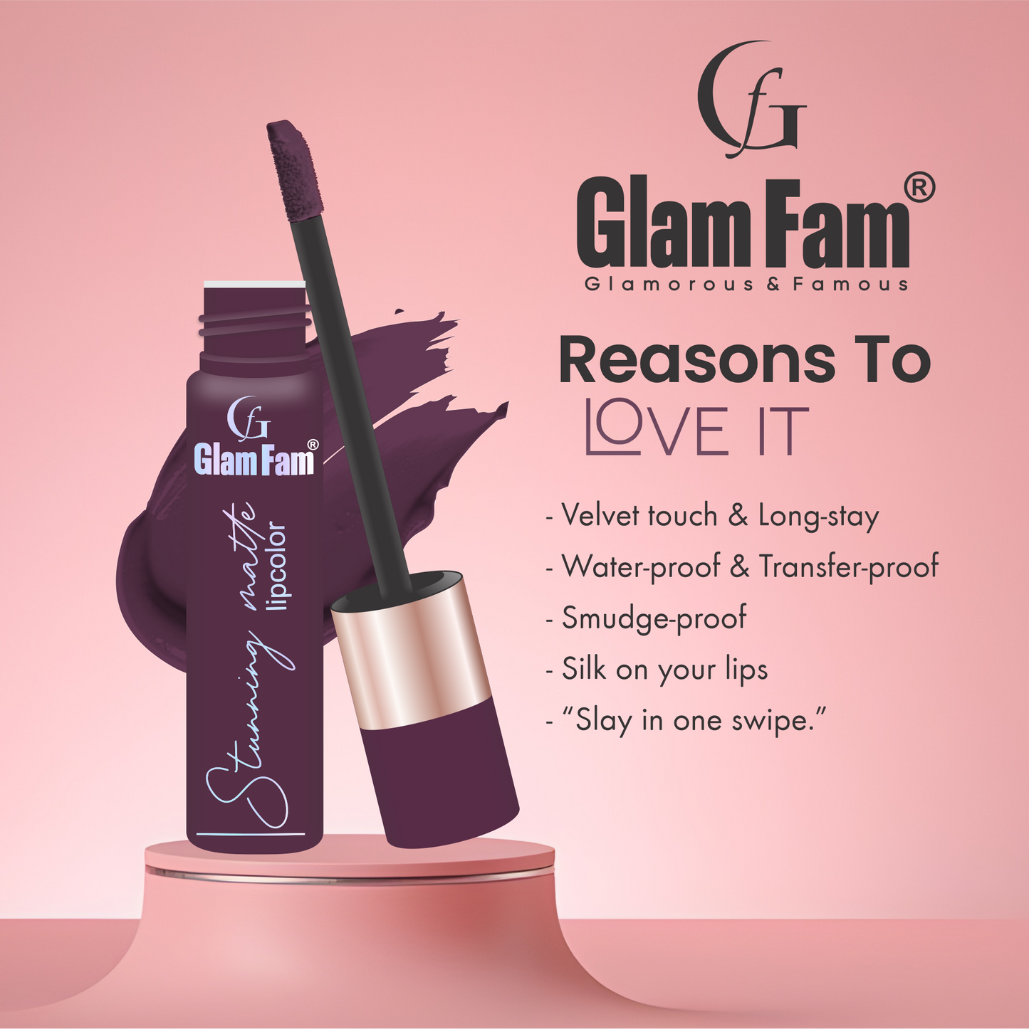 Glam Fam Stunning Matte Lipcolour