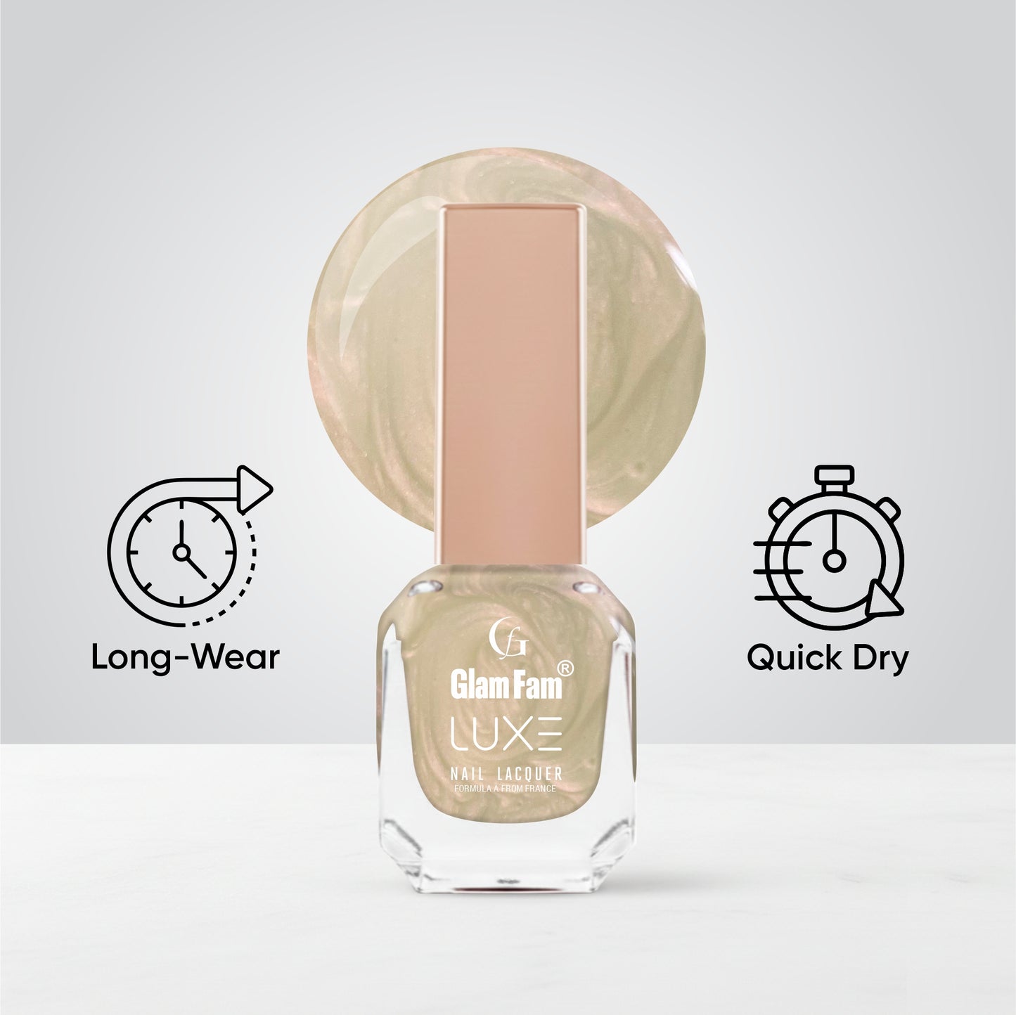 Luxe Nail Lacquer (Celestial Pink)