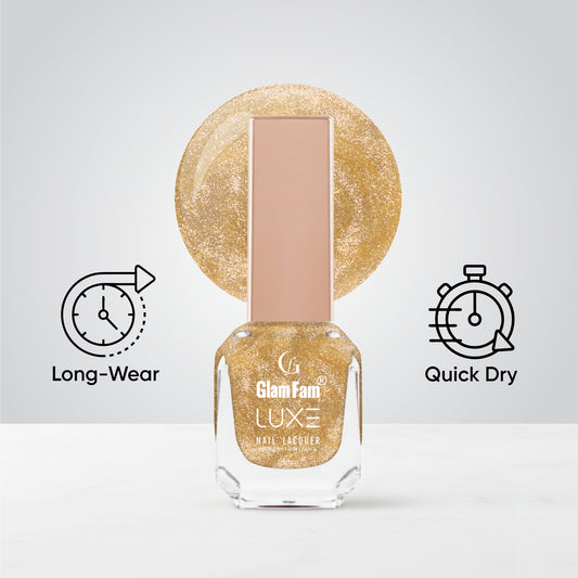 Luxe Nail Lacquer (Champagne Glitz)