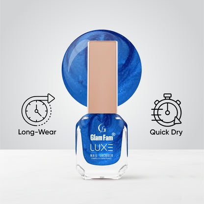 Luxe Nail Lacquer (Blue Aurora)
