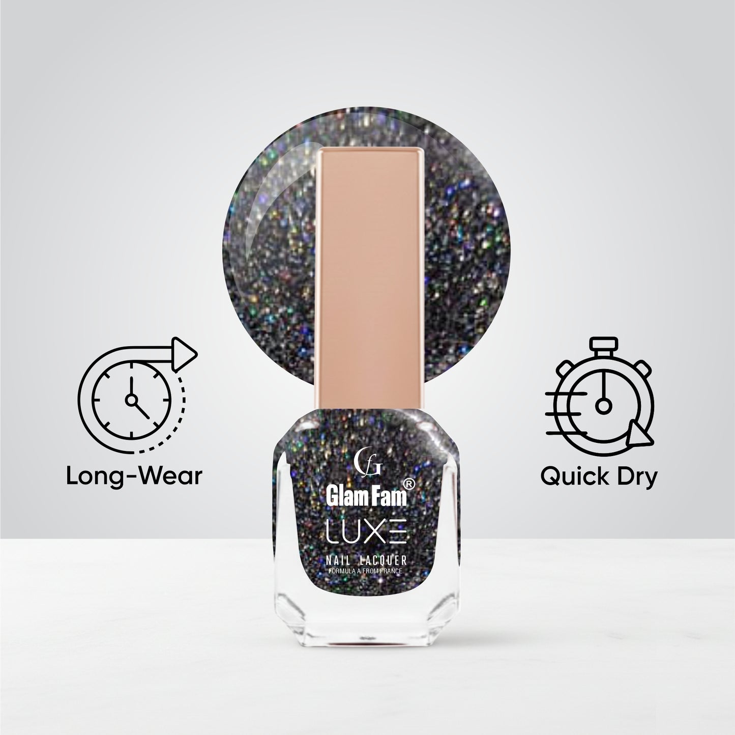Luxe Nail Lacquer (Black Diamond)