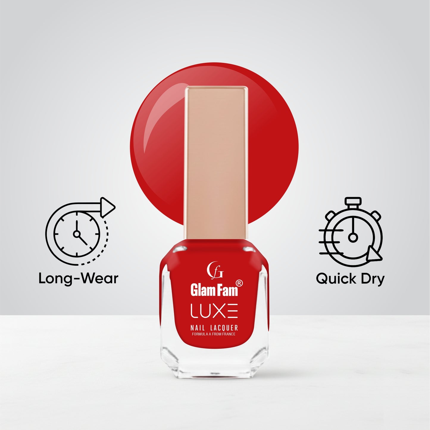 Luxe Nail Lacquer (Blood Red)