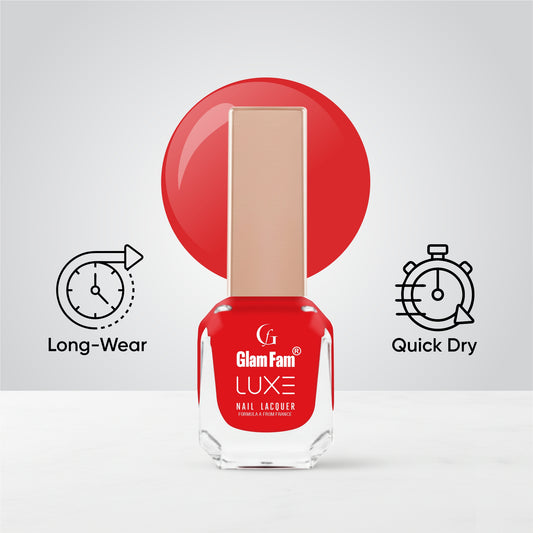 Luxe Nail Lacquer (Cherry Red)