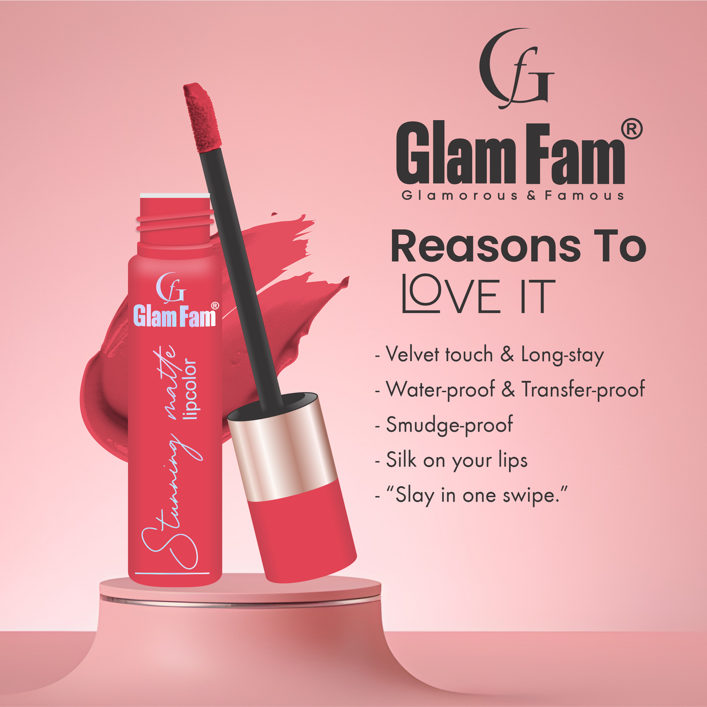 Glam Fam Stunning Matte Lipcolour