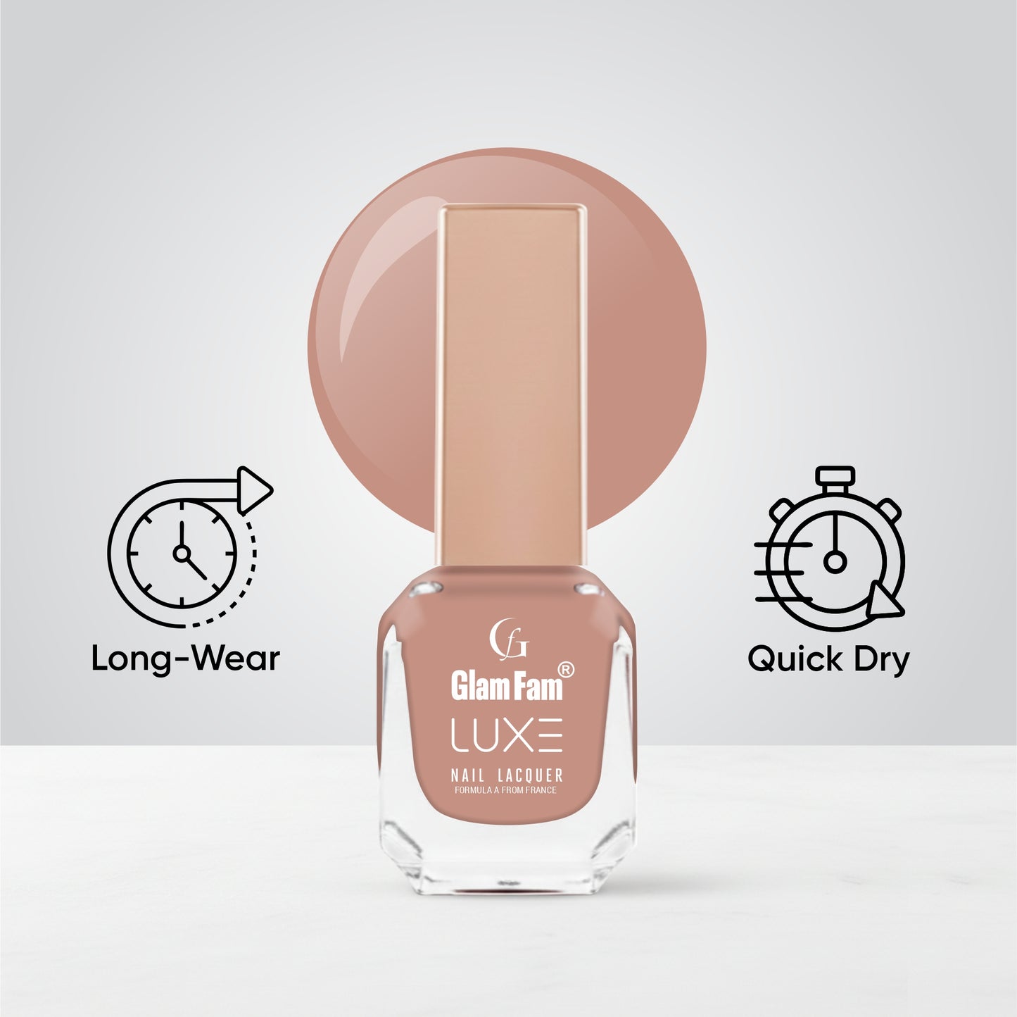 Luxe Nail Lacquer (Mocha)