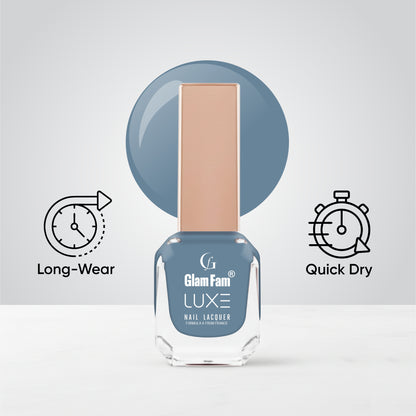 Luxe Nail Lacquer (Ash Grey)