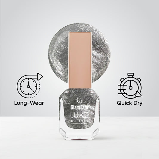 Luxe Nail Lacquer (Metallic Silver)