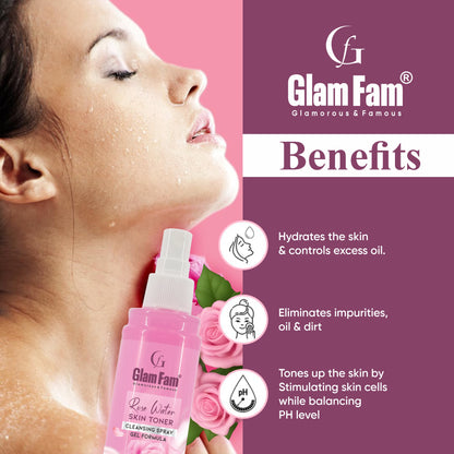 Glam Fam Rose Water Skin Toner