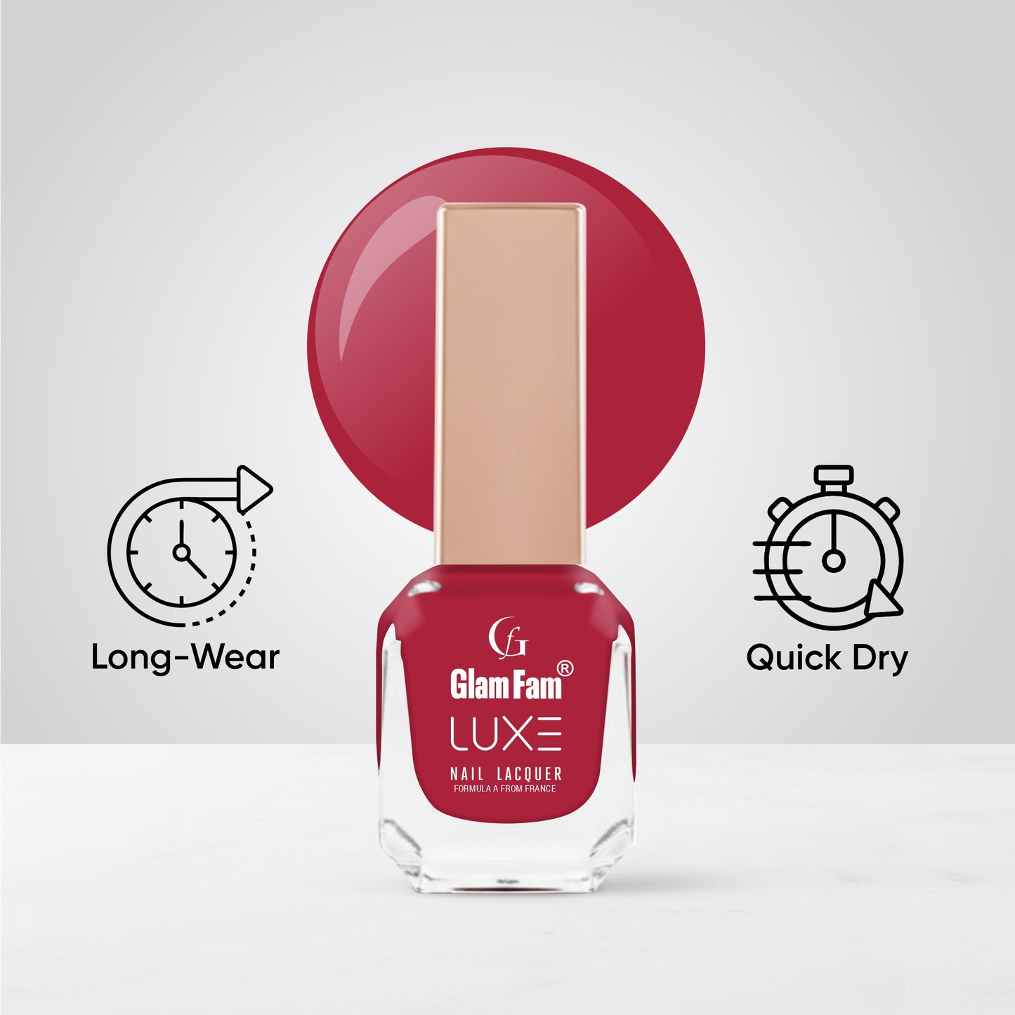 Luxe Nail Lacquer (Raspberry Jam)