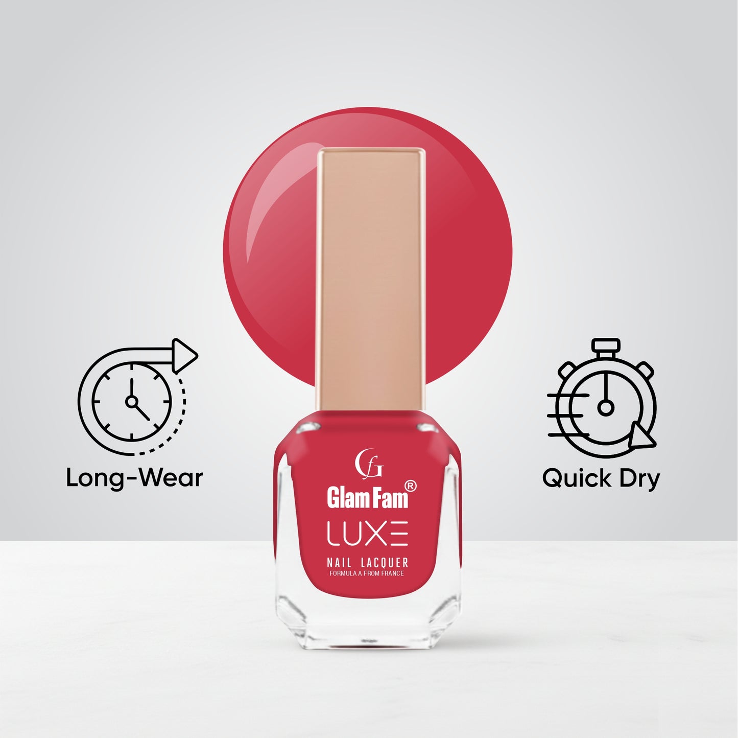 Luxe Nail Lacquer (Rose Wood)