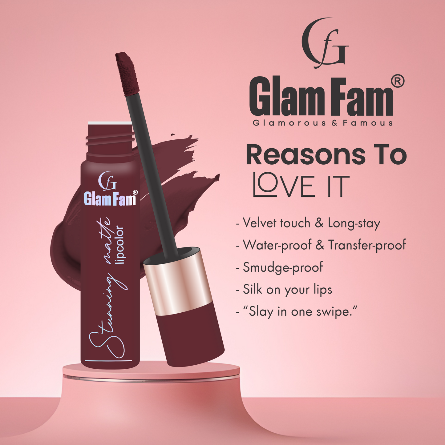 Glam Fam Stunning Matte Lipcolour