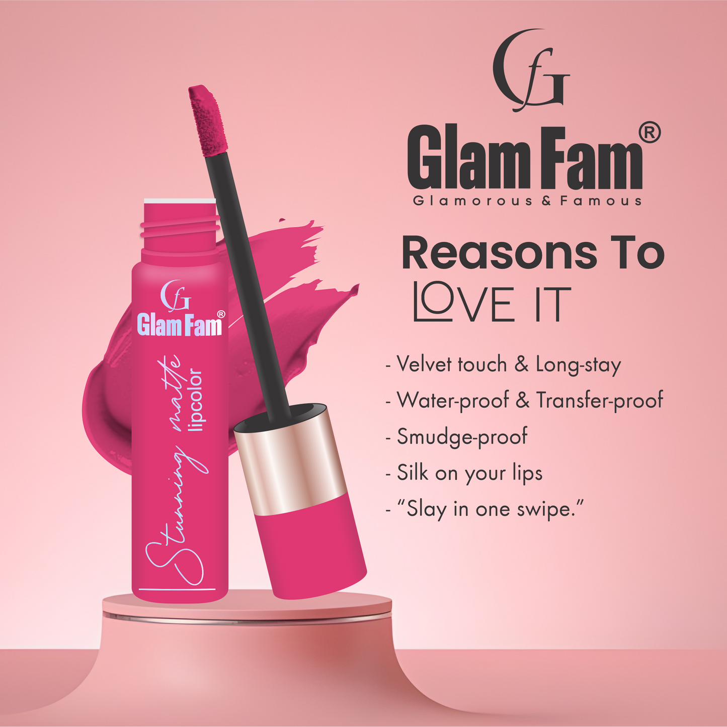 Glam Fam Stunning Matte Lipcolour